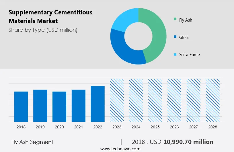 Supplementary Cementitious Materials Market Size