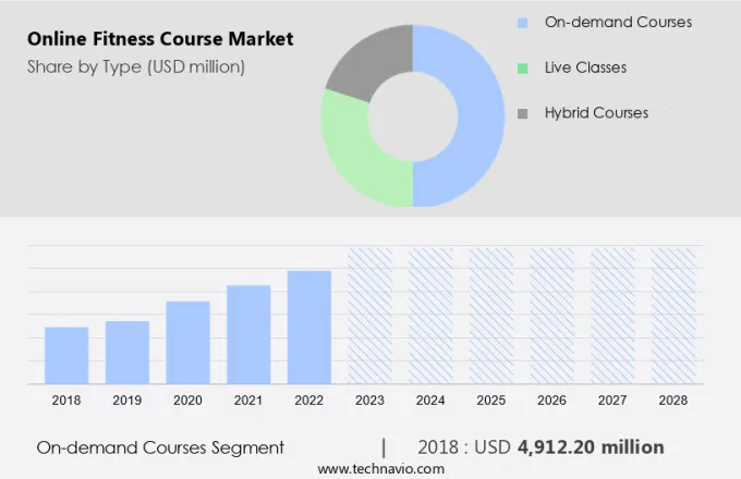 Online Fitness Course Market Size